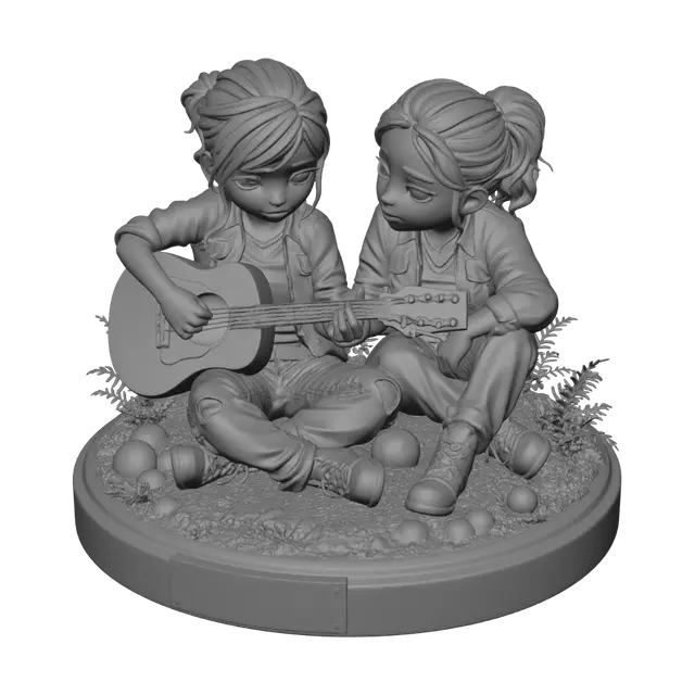 3D model for Ellie and Dina Guitar Duo