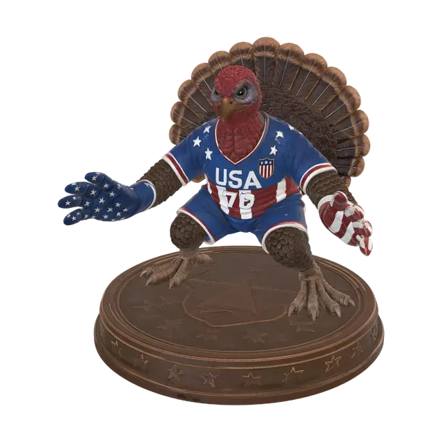 3D model for Stars and Stripes Turkey