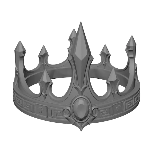 3D model for Golden Obsidian Crown