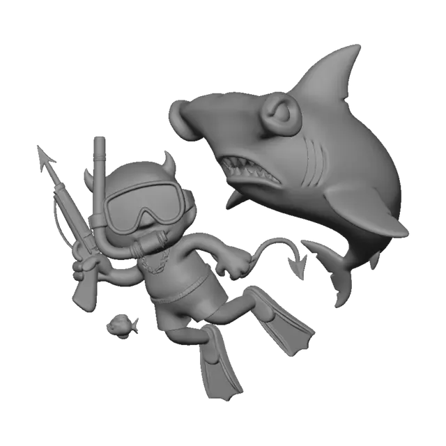 3D model for LV Deep Sea Showdown
