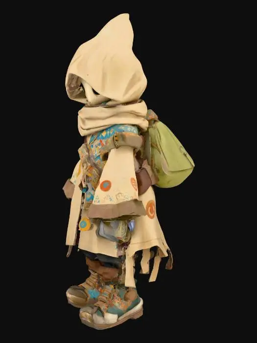 3D model for Hooded Wanderer
