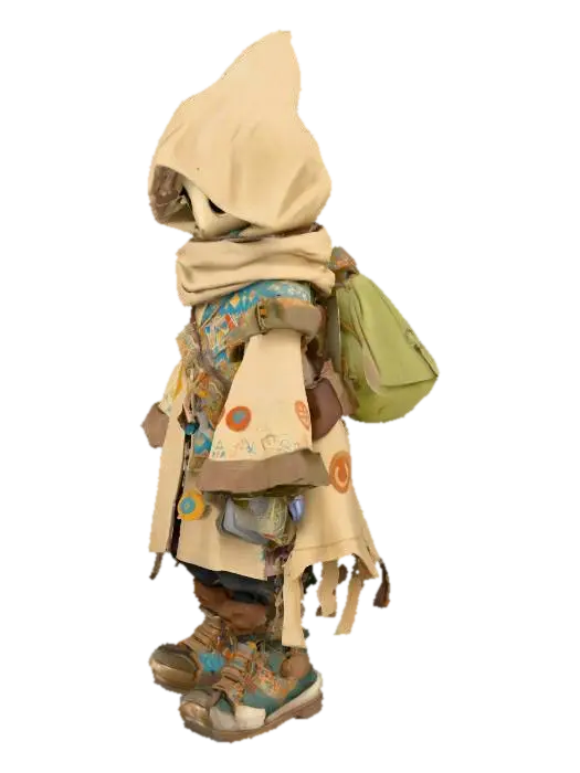 3D model for Hooded Wanderer