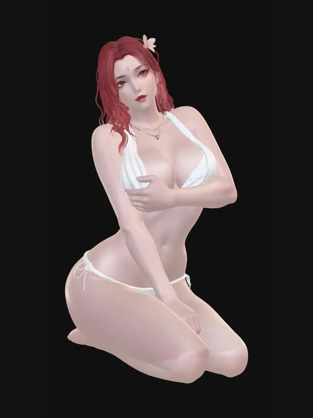 3D model for Crimson Blossom by the Water