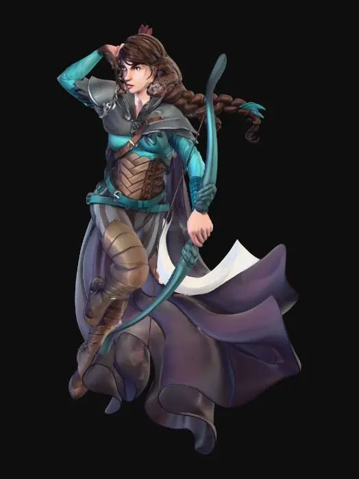 3D model for LEAPING ARROW