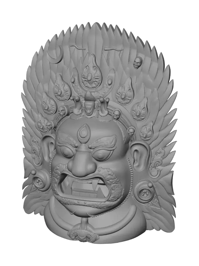 3D model for Wrathful Flame Guardian