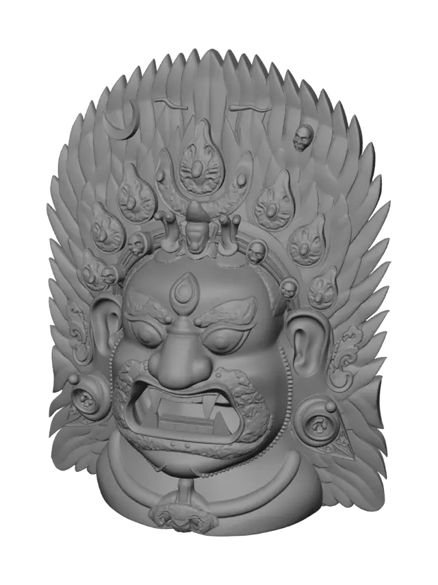 3D model for Wrathful Flame Guardian