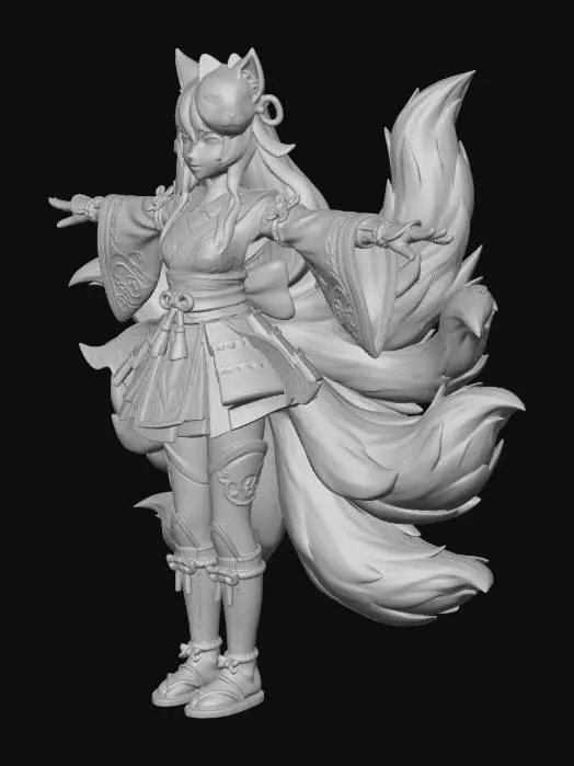 3D model for Ember Kitsune