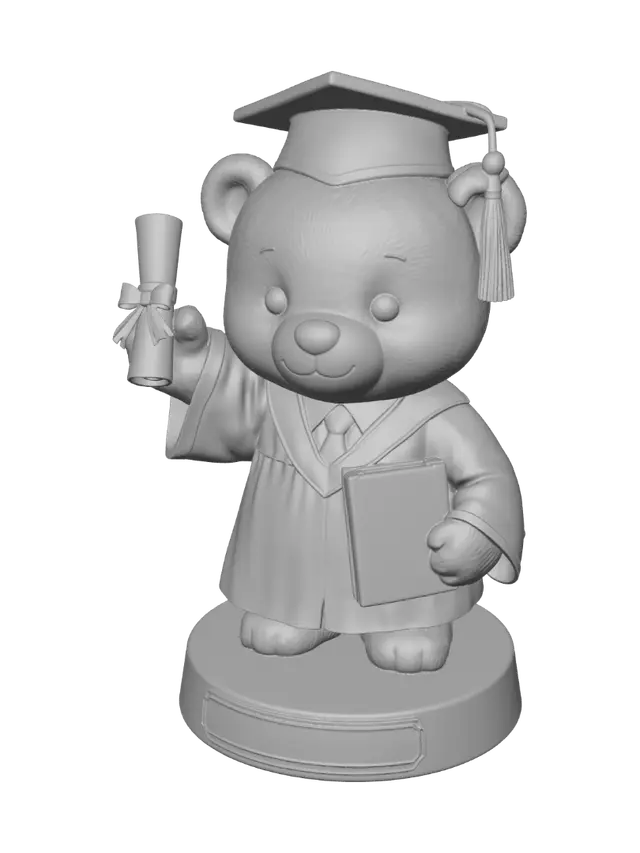 3D model for Graduation Bear