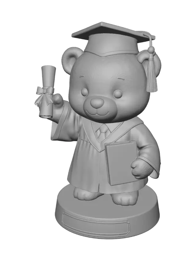 3D model for Graduation Bear