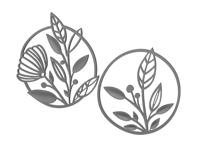 3D model for Floral Circles
