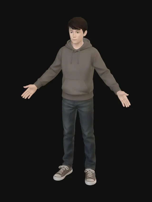 3D model for Arms Wide Open