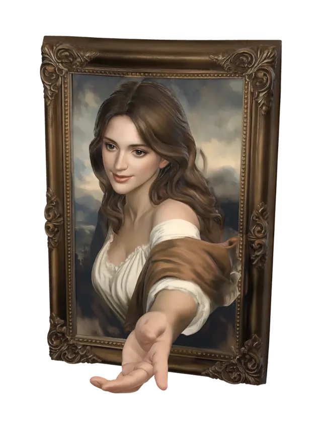 3D model for Invitation from the Portrait