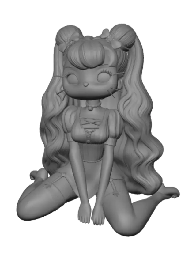 3D model for Lavender Cloud Bunny