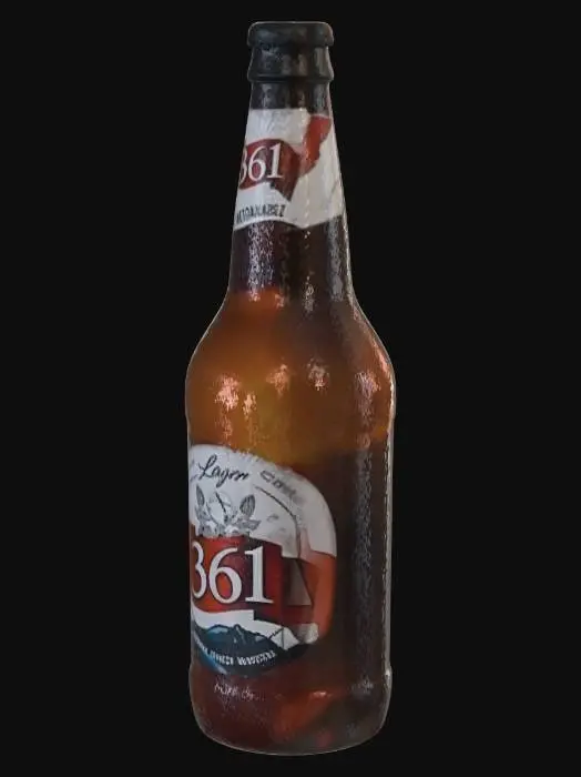 3D model for 361 Lager Bottle