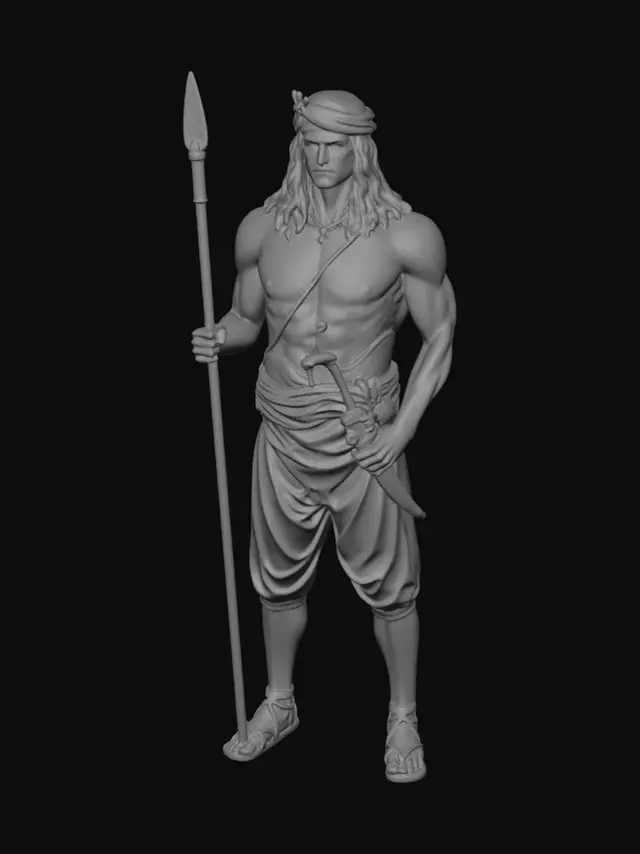 3D model for Desert Spearman