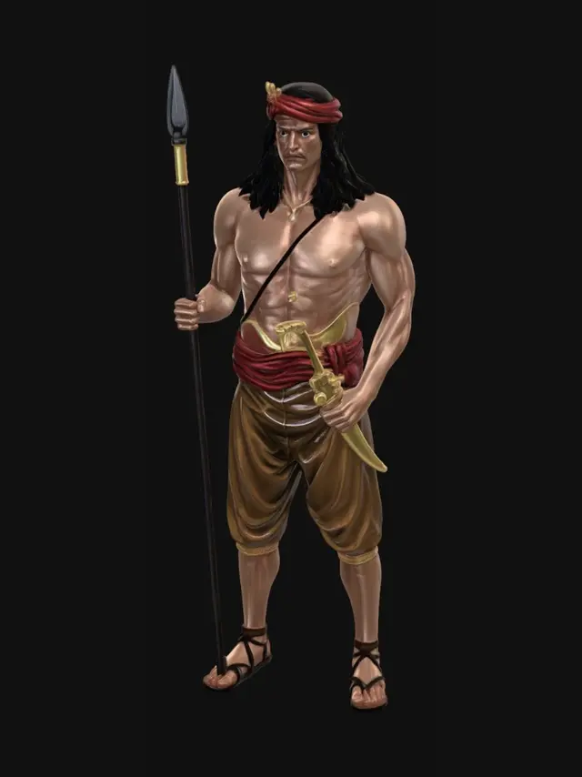 3D model for Desert Spearman