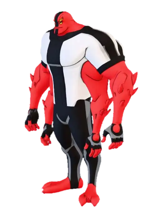 Four Arms Ben 10 - Ben10 3D model, vytvořený pomocí AI