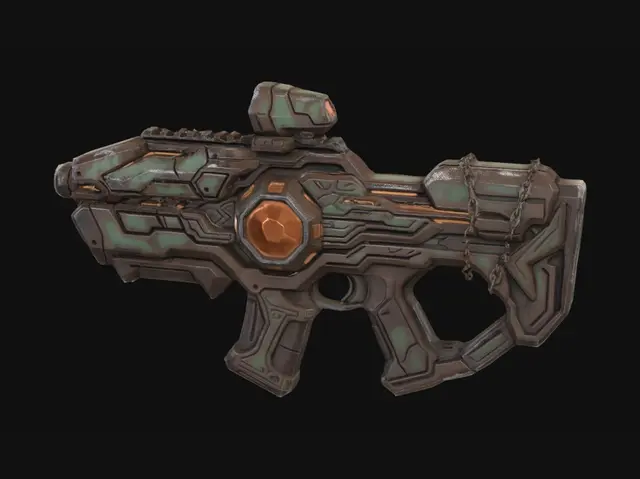 3D model for Chainbound Arc Cannon X