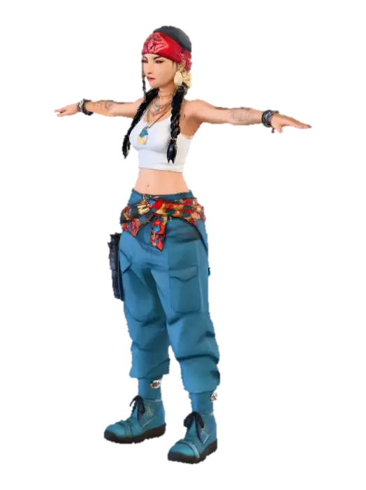 Rebel Spirit - Spirits 3D model, vytvořený pomocí AI