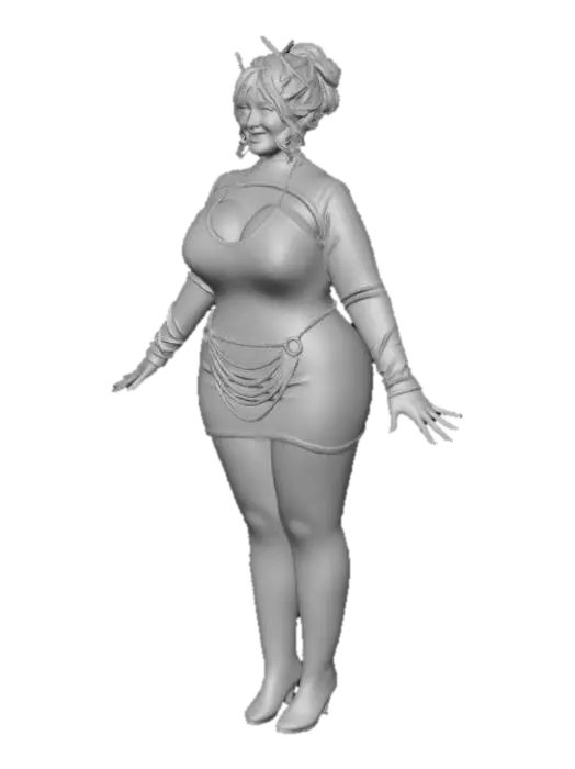3D model for Gilded Goddess