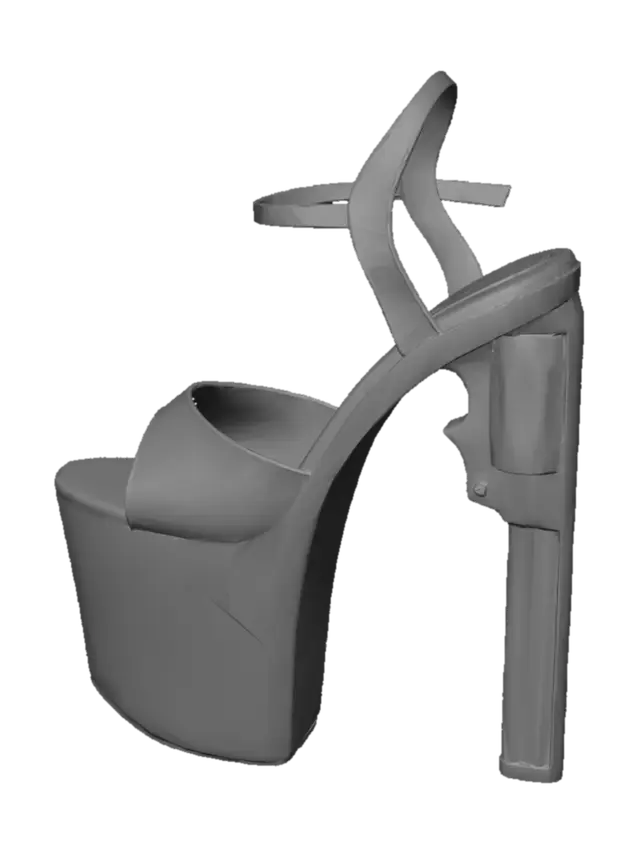3D model for Nail-Filled Platform Heels