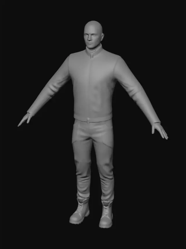 3D model for Sovereign Crest Leather Jacket