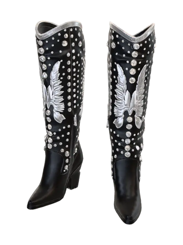 3D model for Winged Rhinestone Cowboy Boots