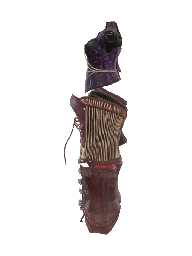 3D model for Gothic Corset Collection