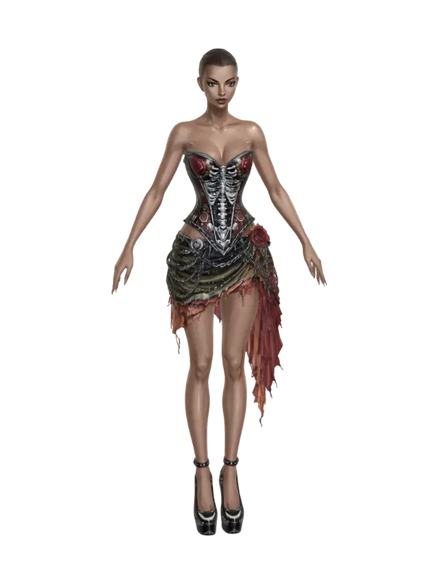 Modello 3D T-pose the lower body. A-pose the upper body. give character short buzzcut… - Shortbuzzcut, generato dall’IA