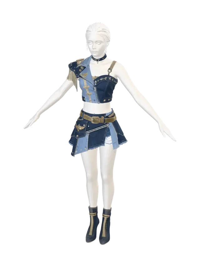 3D model for Baroque Cavalier