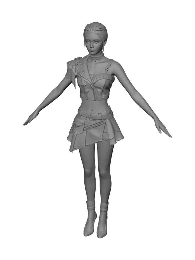 3D model for Baroque Cavalier