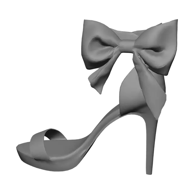 3D model for Kente Bow Stiletto