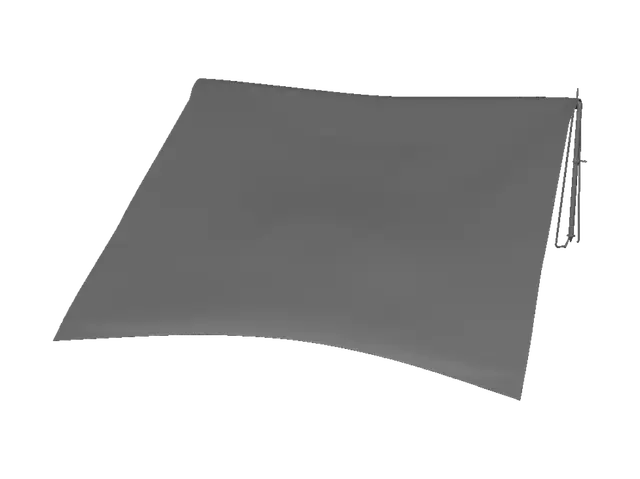 3D model for Camouflage tarp shelter over cot