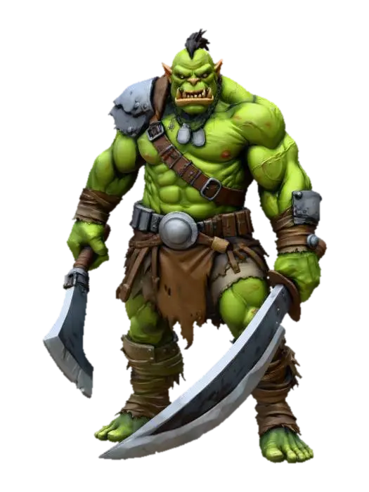 3D model for Heavy Blade Orc Warrior
