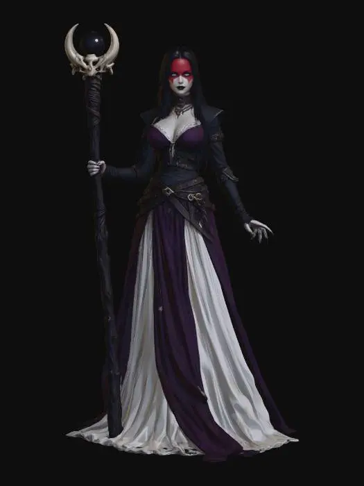 3D model for Crimson Enchantress of the Moonstaff