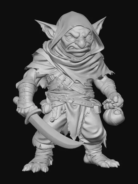 3D model for Goblin Thief