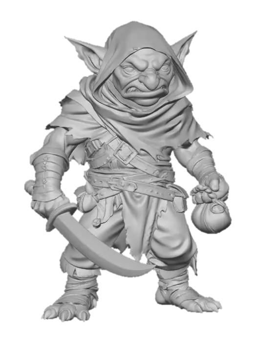 3D model for Goblin Thief