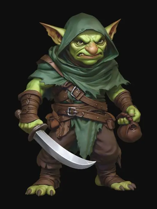 3D model for Goblin Thief