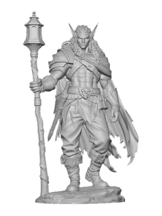 3D model for Drow Wandering Druid