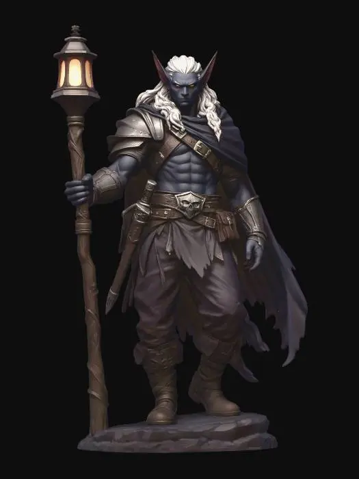 3D model for Drow Wandering Druid