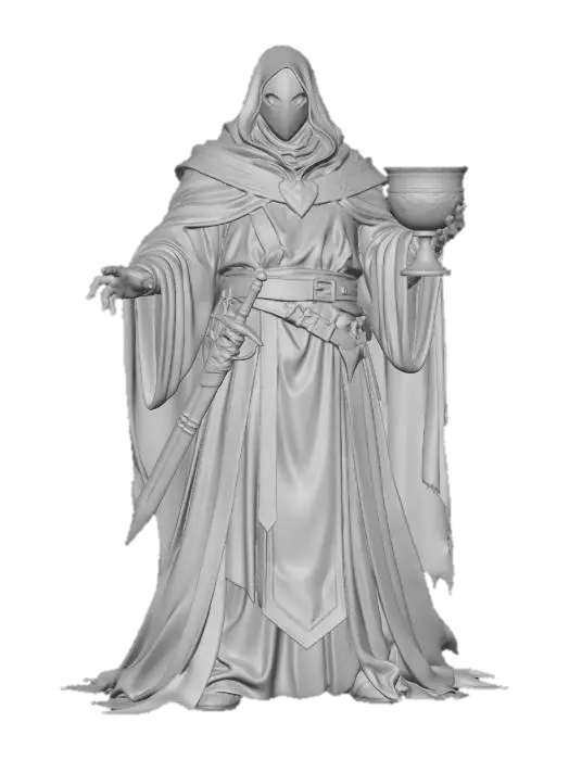 3D model for Skull Clan Cultist Goblet Bearer