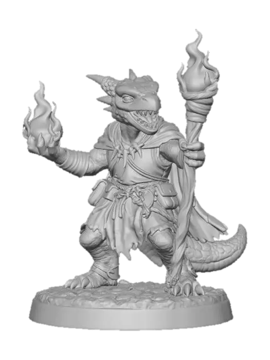 3D model for Kobold Spell Caster