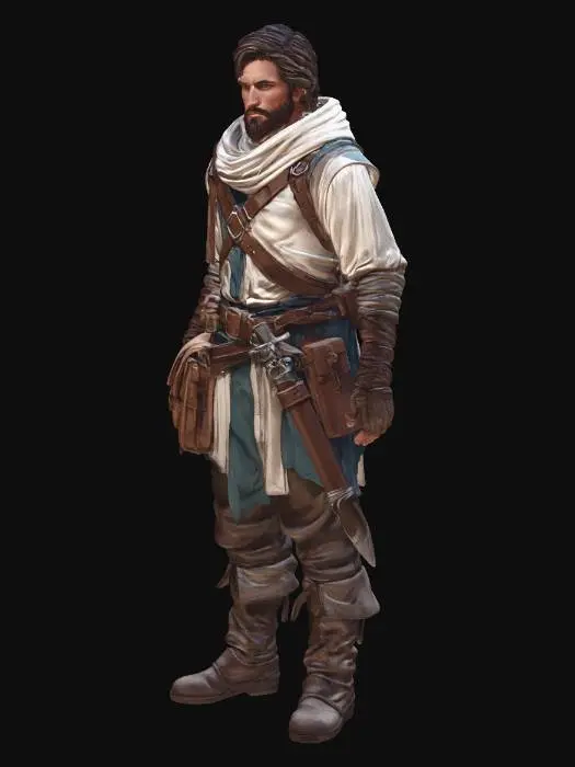 3D model for Desert Wanderer