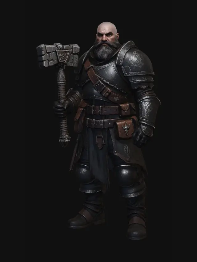 3D model for Ironhammer Warlord