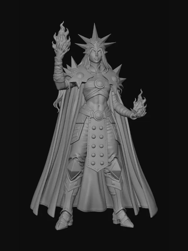3D model for Emerald Flame Empress