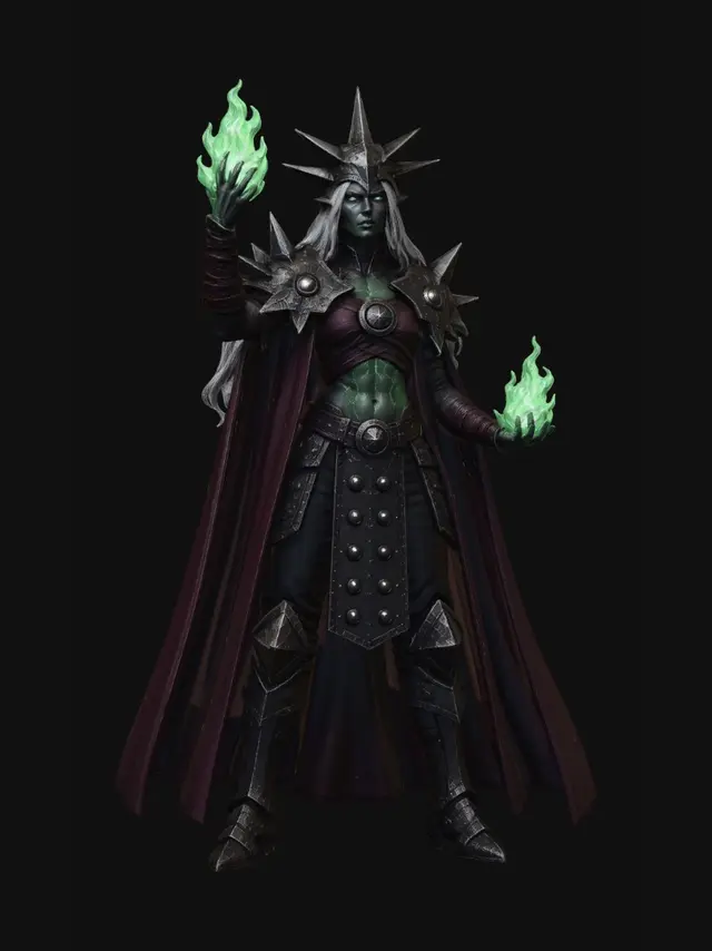 3D model for Emerald Flame Empress