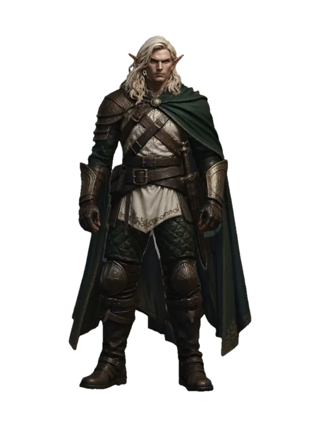 3D model for Emerald Knight of the Verdant Guard