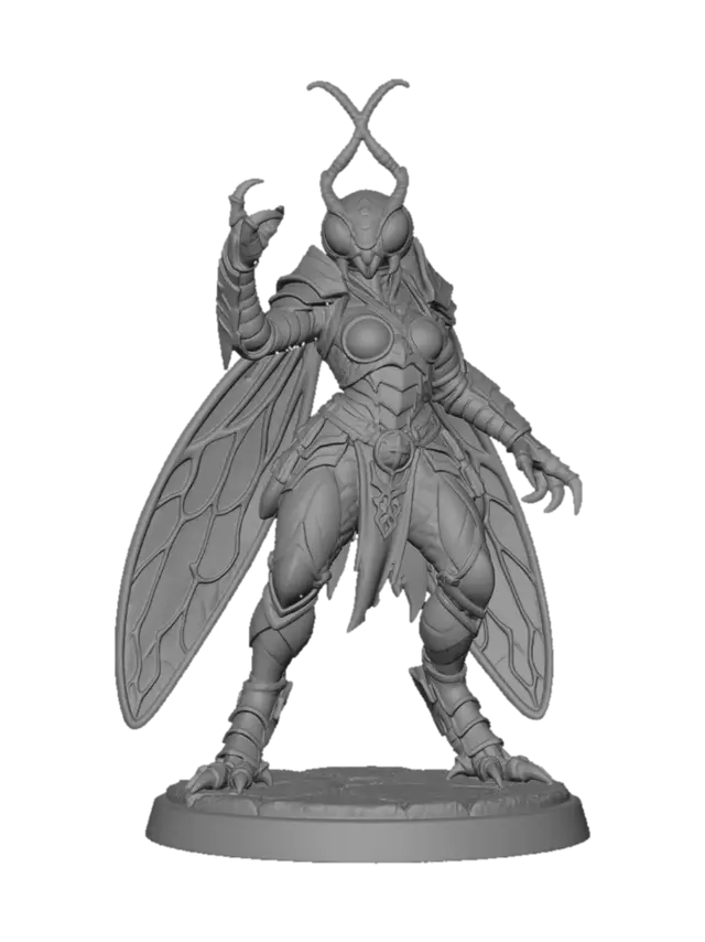 3D model for Emerald Wasp Knight