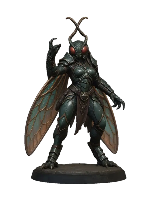 3D model for Emerald Wasp Knight