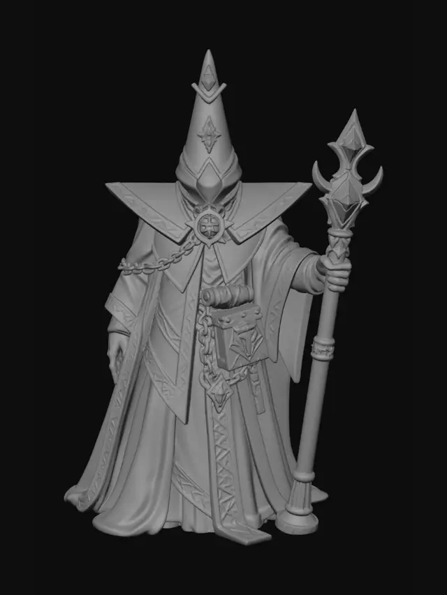 3D model for Crimson Archmage